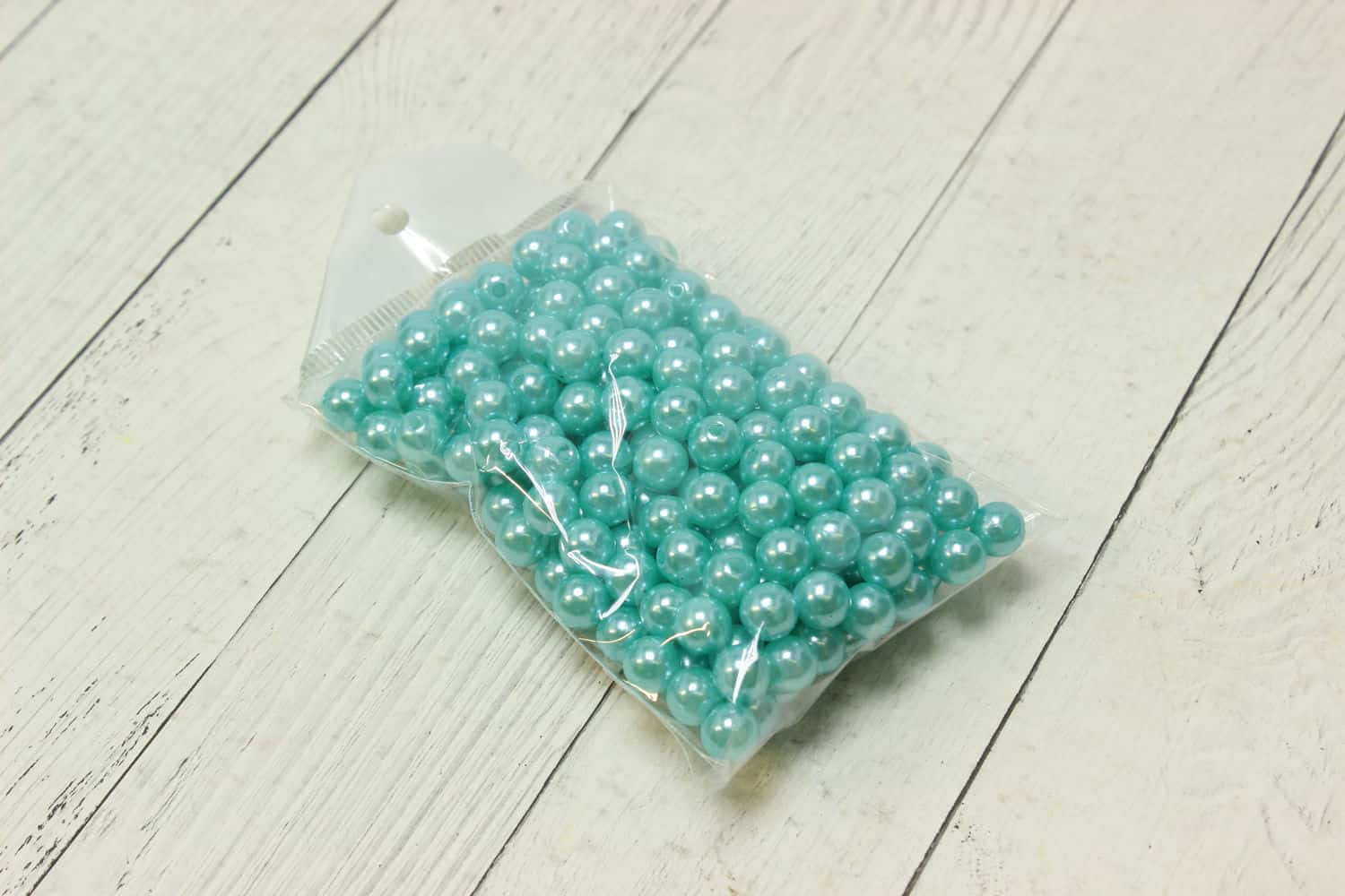 Бусинки 8 мм, 50 гр, Голубой №98