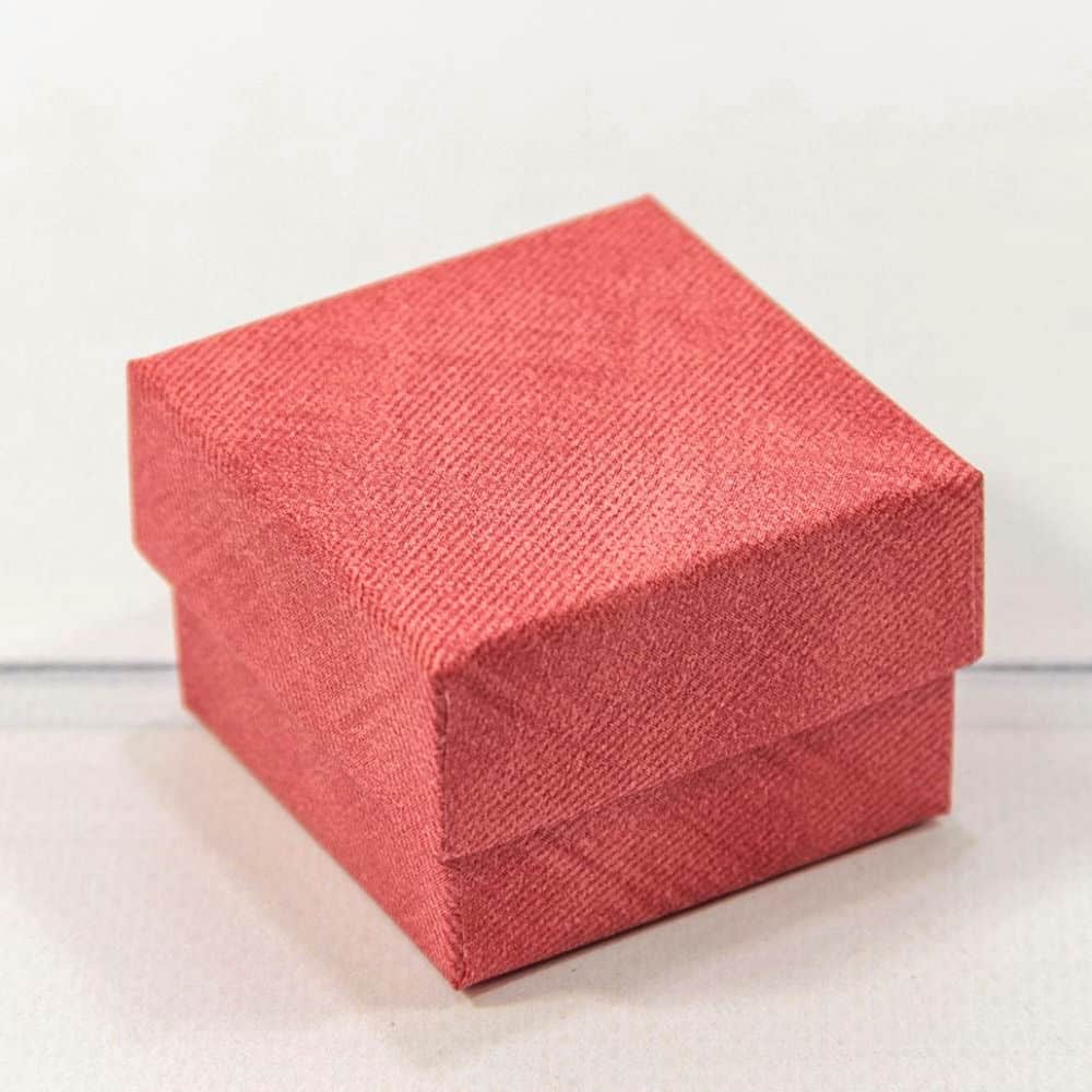 Коробка Квадратная 5*5*3 см Красный