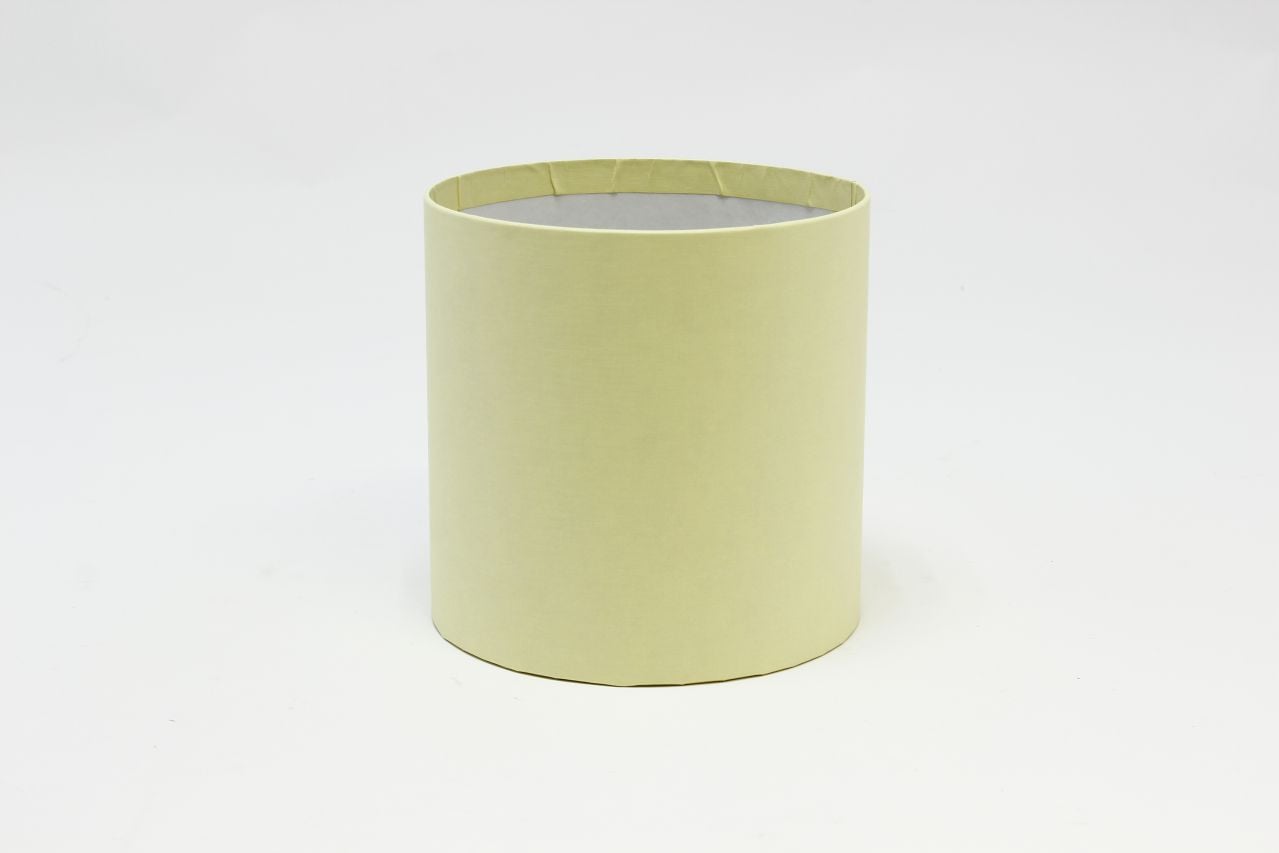 Коробка цилиндр "Exclusive" (без крышки) 15*15 см, Бежевый (Арт) КЦБ-0003/3