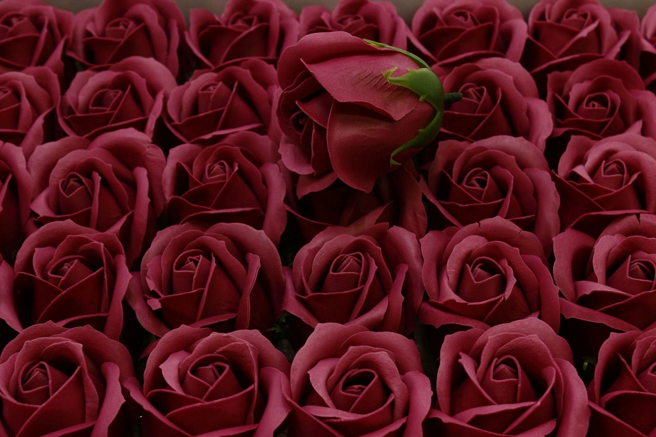 Мыльная Роза - класс А Пурпурно-фиолетовый (5шт в 1 упак) размер: 5,5*4 см (Арт) 420055/42А