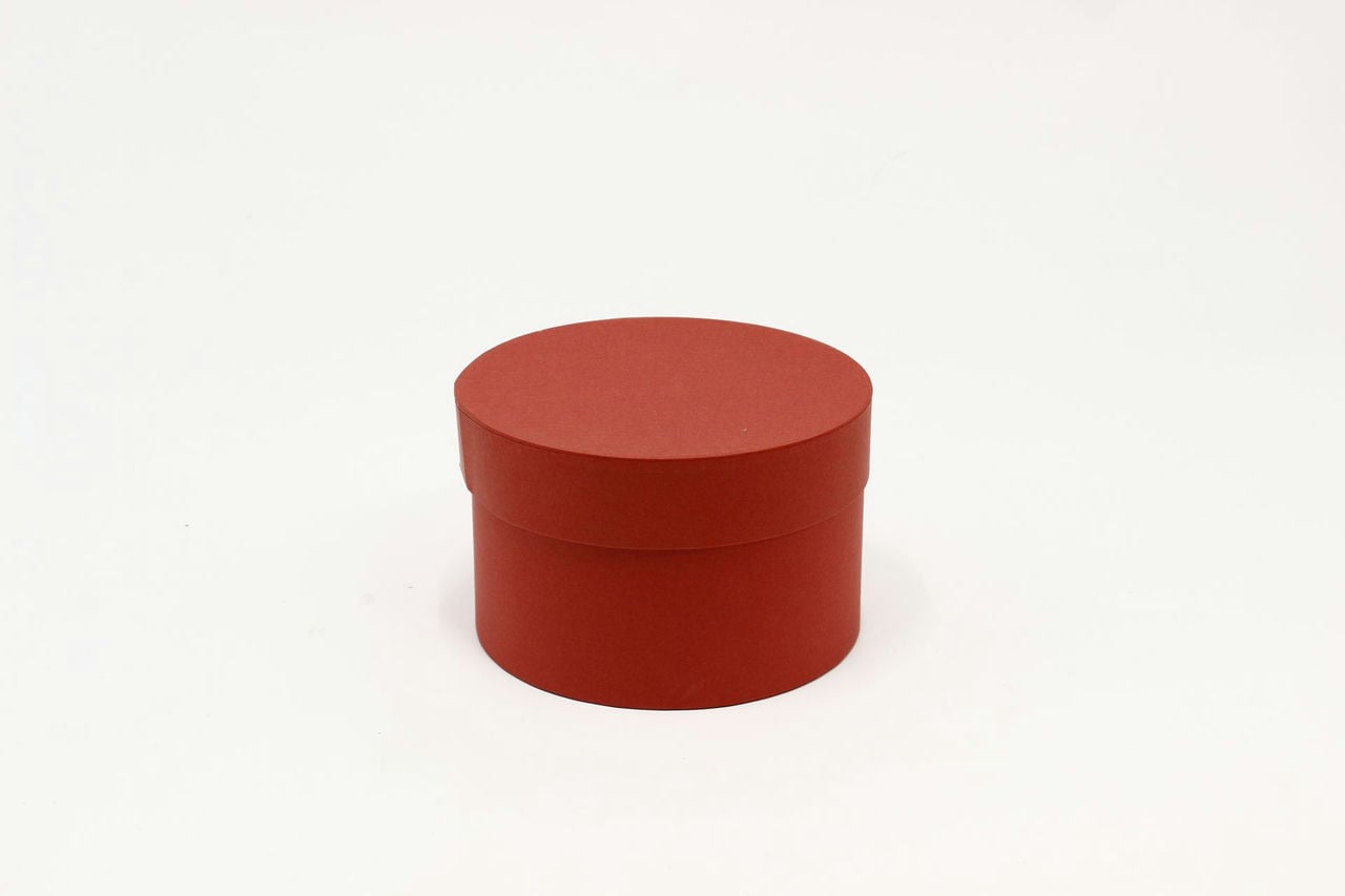 Коробка подарочная цилиндр "Тубус" 15*15*10.2 см, Красный (Арт) 88003916-5