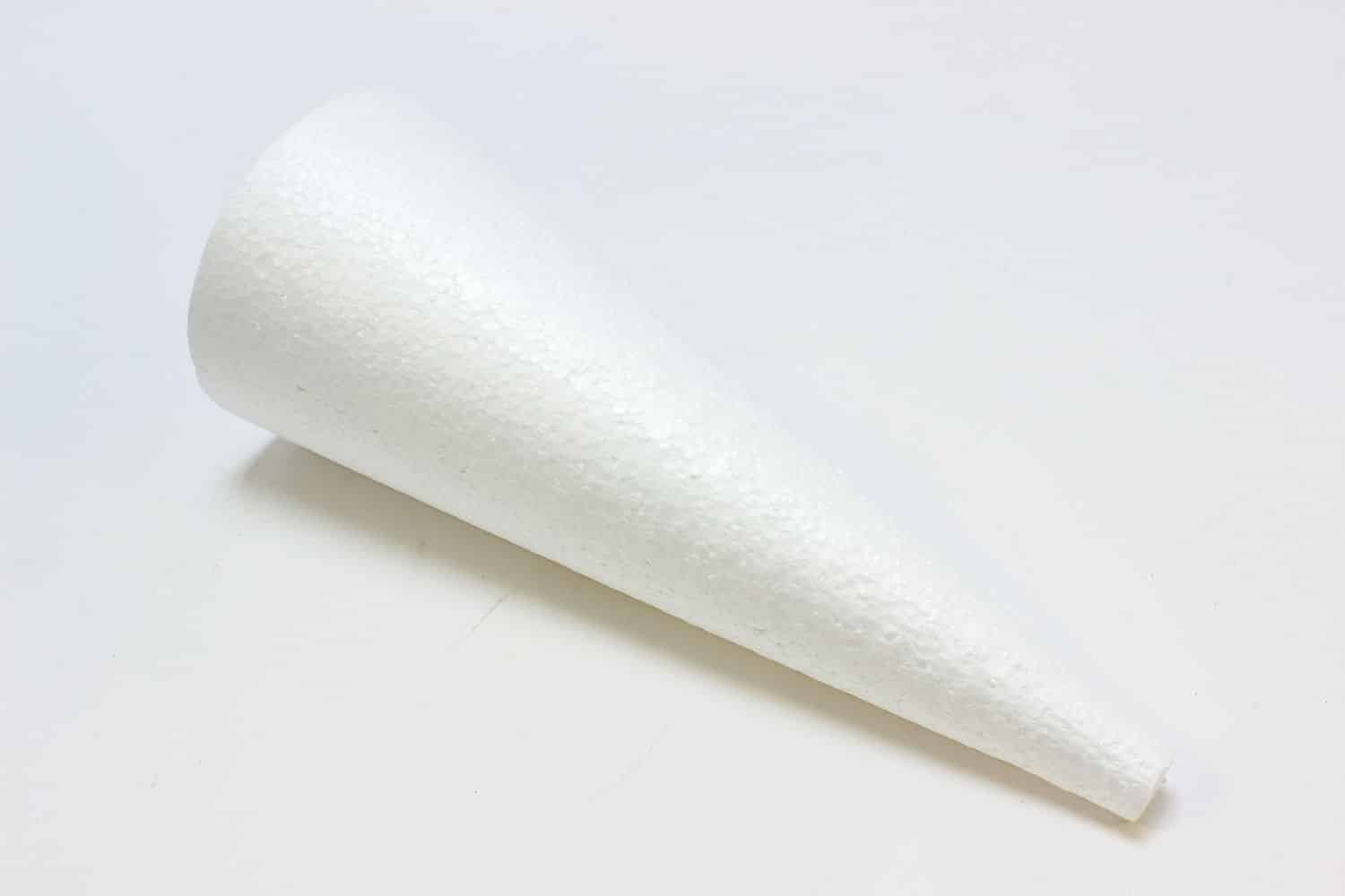 Пенопластовый конус шероховатый 30×12 см