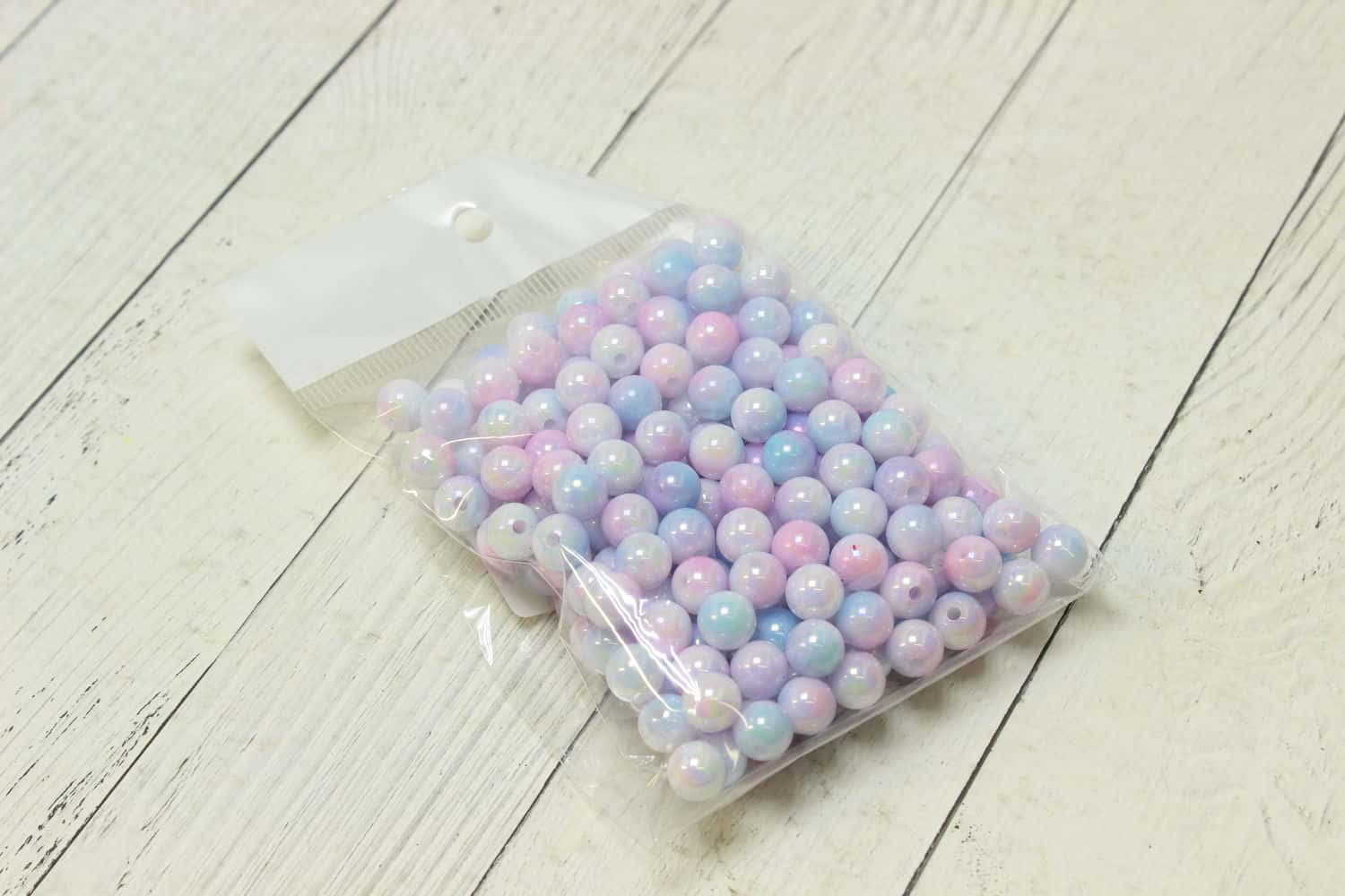 Бусинки 8 мм, 50 гр, Градиент №4