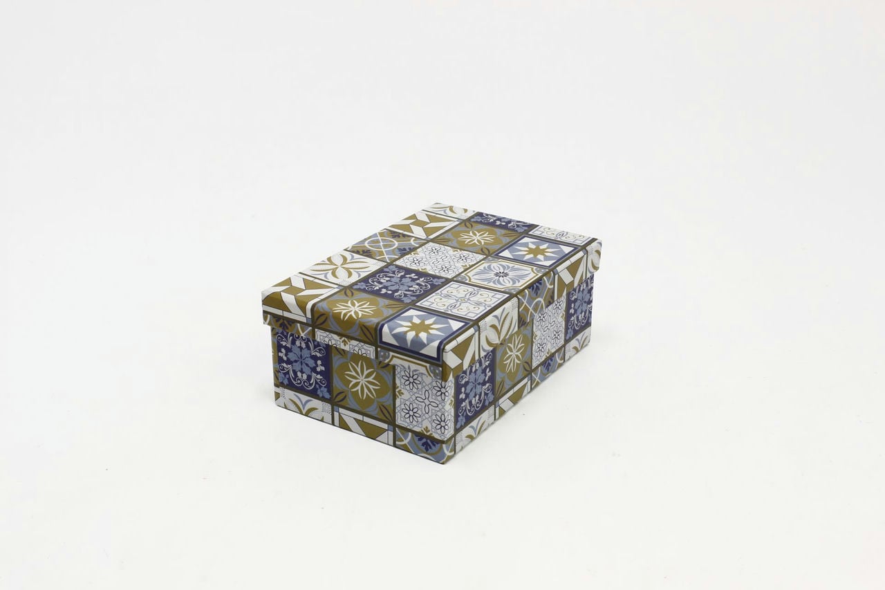 Коробка прямоугольная "Мозаика" 20,7*14,3*8,5 см (Арт) 721604/1711-8