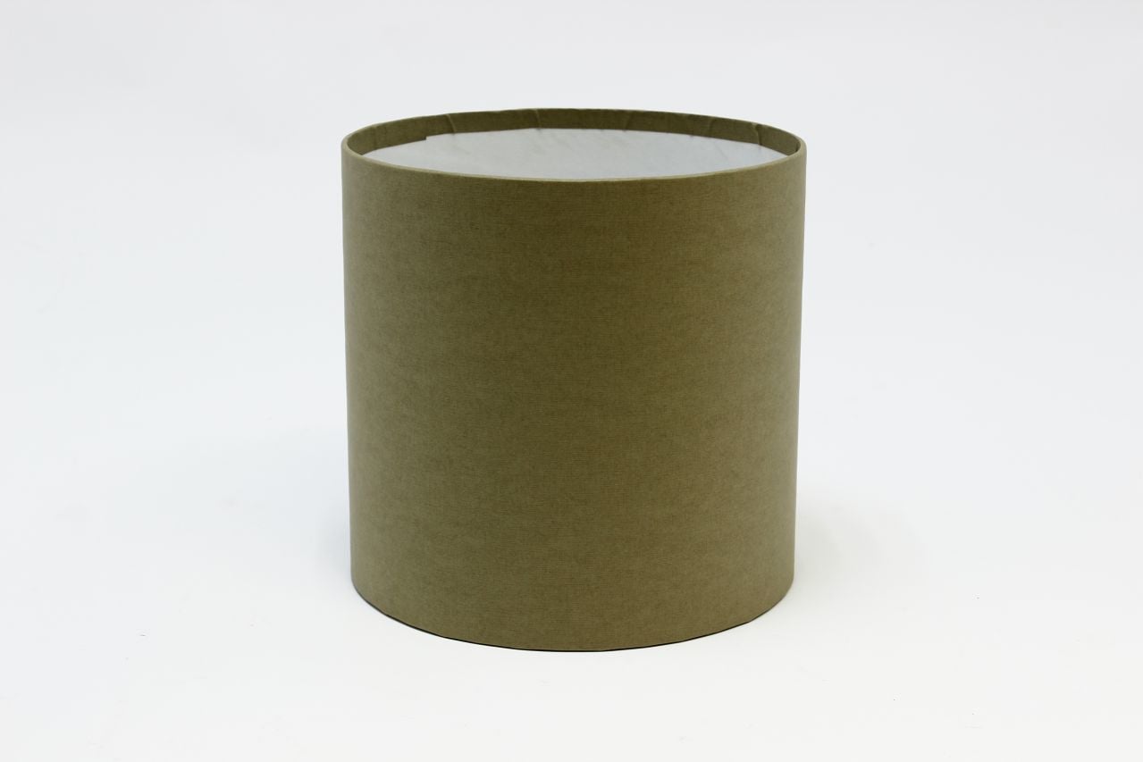 Коробка цилиндр "Exclusive" (без крышки) 16*16 см, Крафт (Арт) КЦБ-0004/2