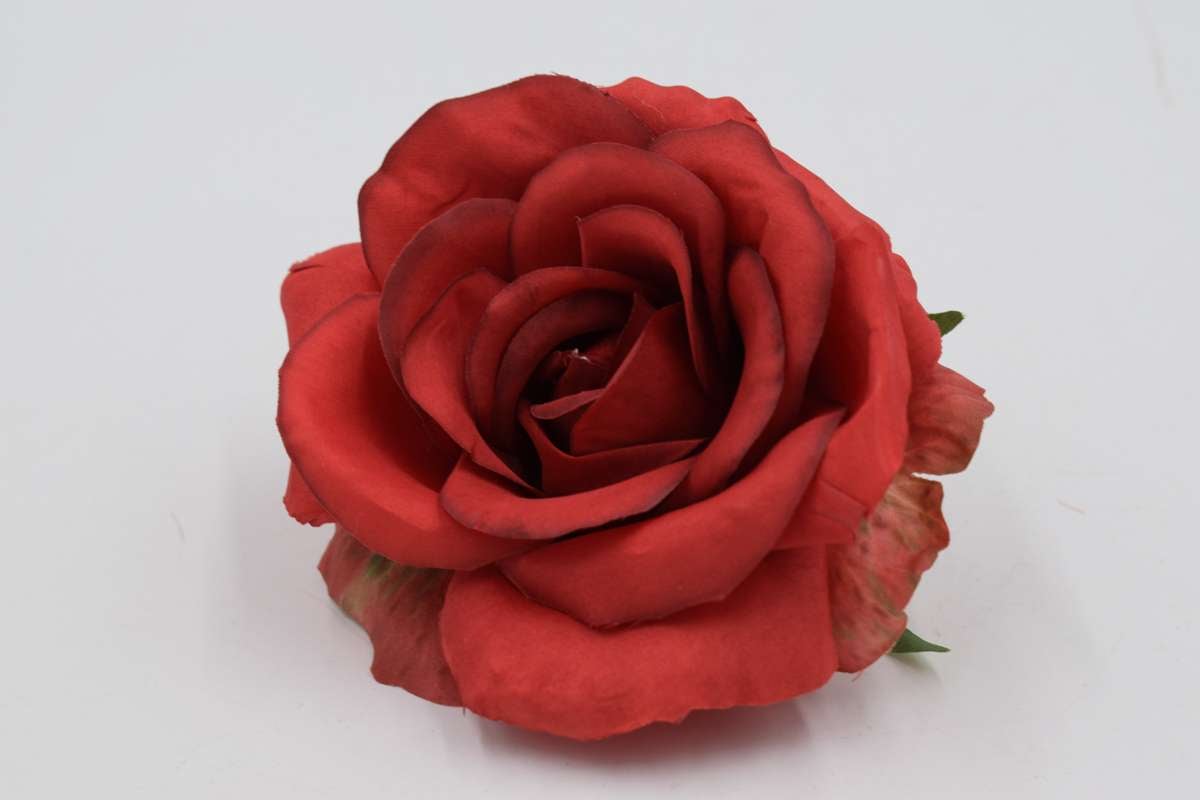 Голова роза "Эмилия" D10см Красный