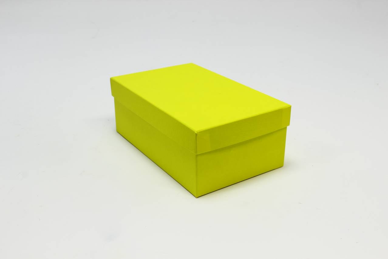 Коробка прямоугольник "Классик"  19.5*12*7.5 см, Лимон (Арт) 88001291/6