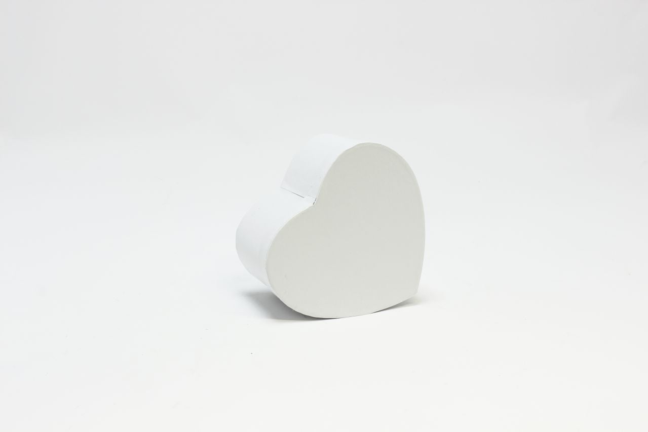 Коробка "Сердце" "Classic" 17,5*15,9*9 см  Белый (Арт) 7211201/417-10