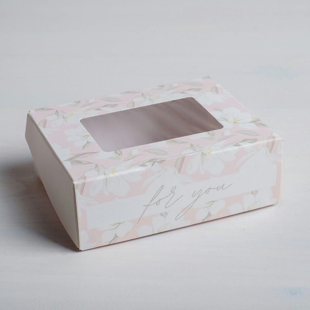 Коробка складная «For you», 10 × 8 × 3.5 см 4747419