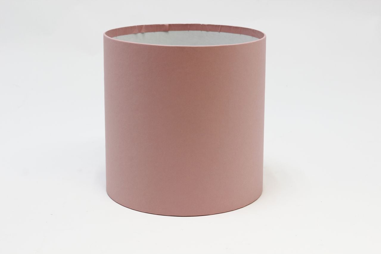 Коробка цилиндр "Exclusive" (без крышки) 18*18 см, Розовый (Арт) КЦБ-0008/1