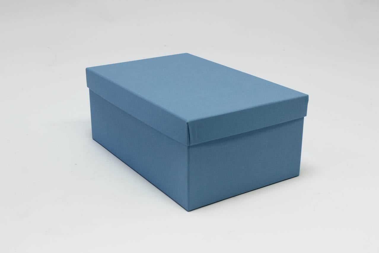 Коробка прямоугольник "Классик"  23.5*15*9.5 см, Голубая (Арт) 88001292/4