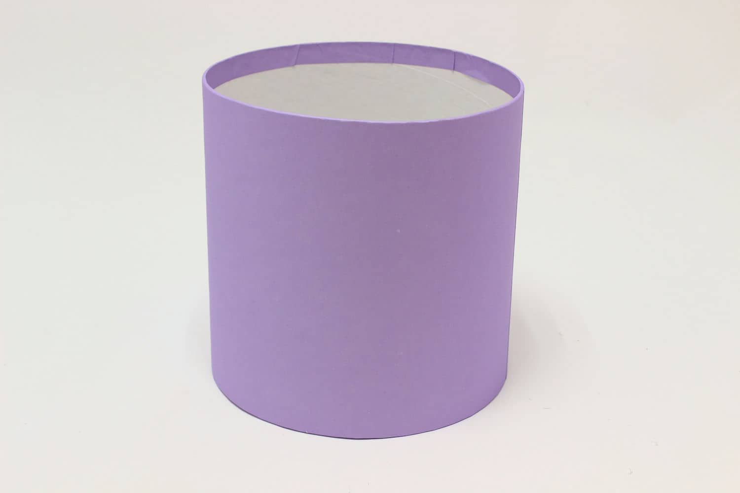 Коробка цилиндр "Exclusive" (без крышки) 20*20 см, Лаванда (Арт) КЦБ-0017/0