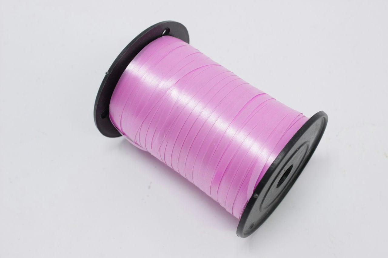 Лента простая 0,5см*457м ЯРКО-РОЗОВАЯ (P0537)