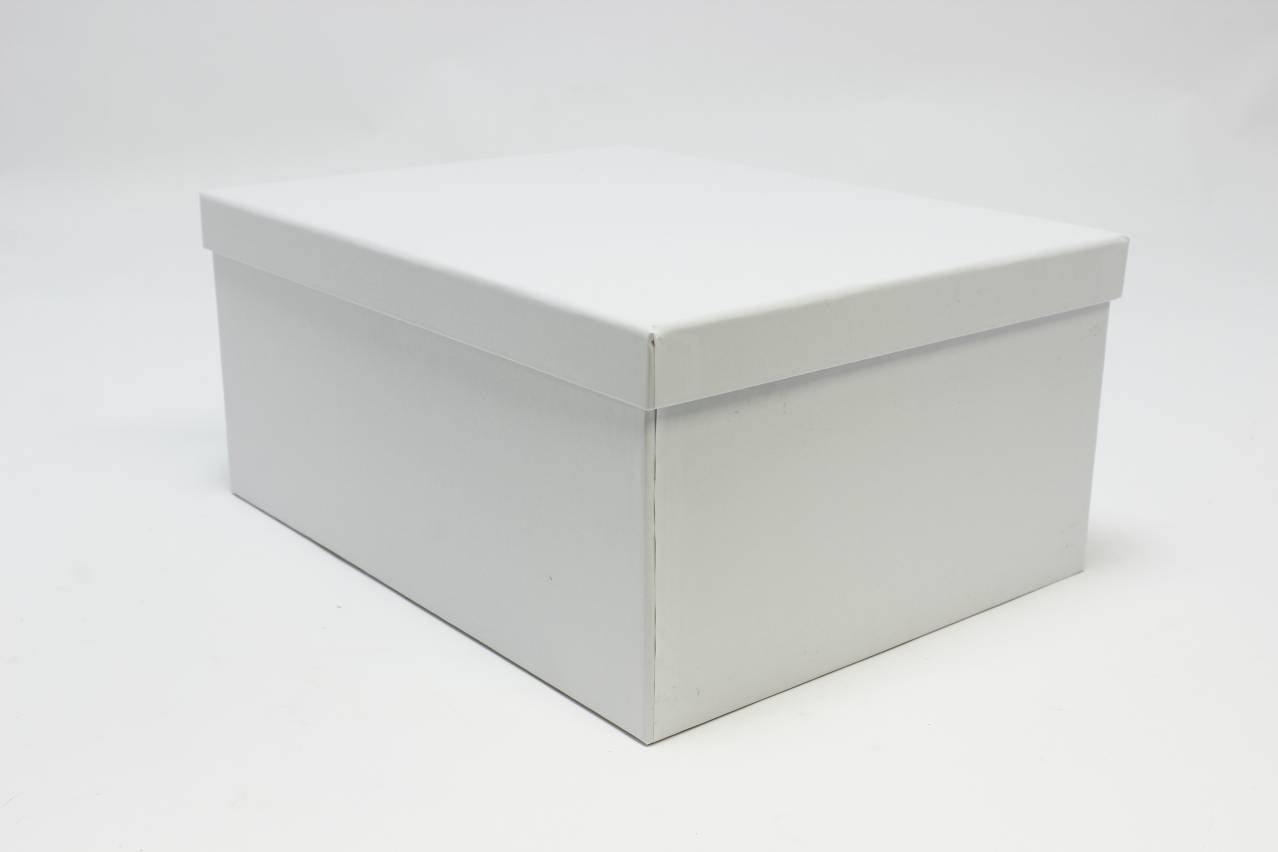 Коробка прямоугольная "Classic" Белая 32*24,5*14,4 см (Арт) 721604/417-2