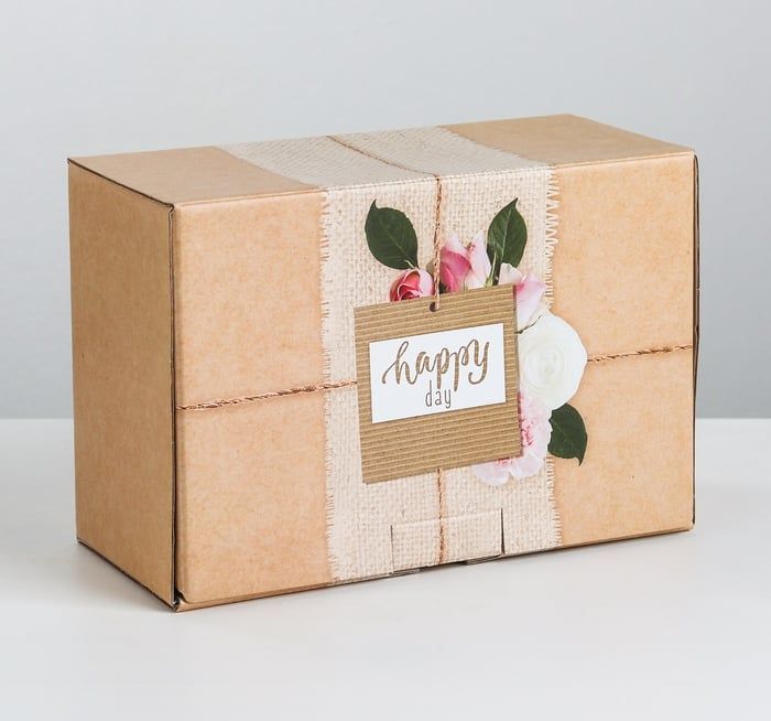 Коробка‒пенал Happy day, 22 × 15 × 10 см