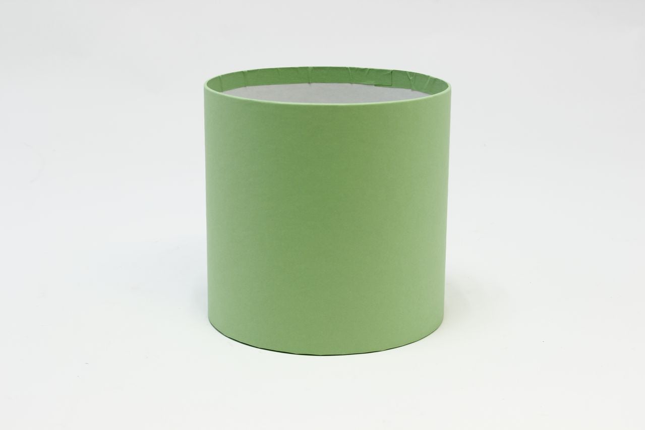 Коробка цилиндр "Exclusive" (без крышки) 16*16 см, Мята (Арт) КЦБ-0007/2