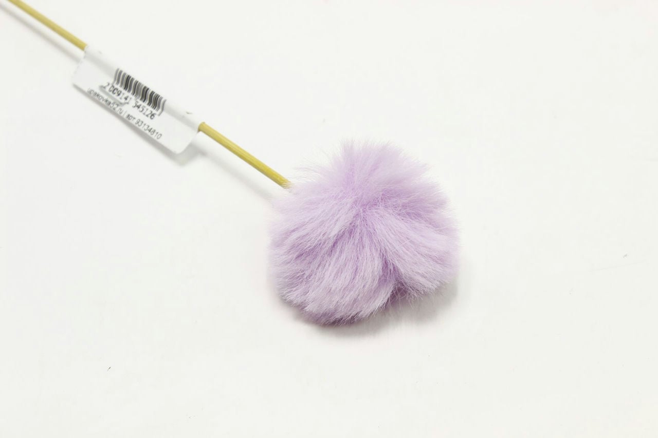 Шар Плюш на вставке, 6 х Н50см, сиренивый"