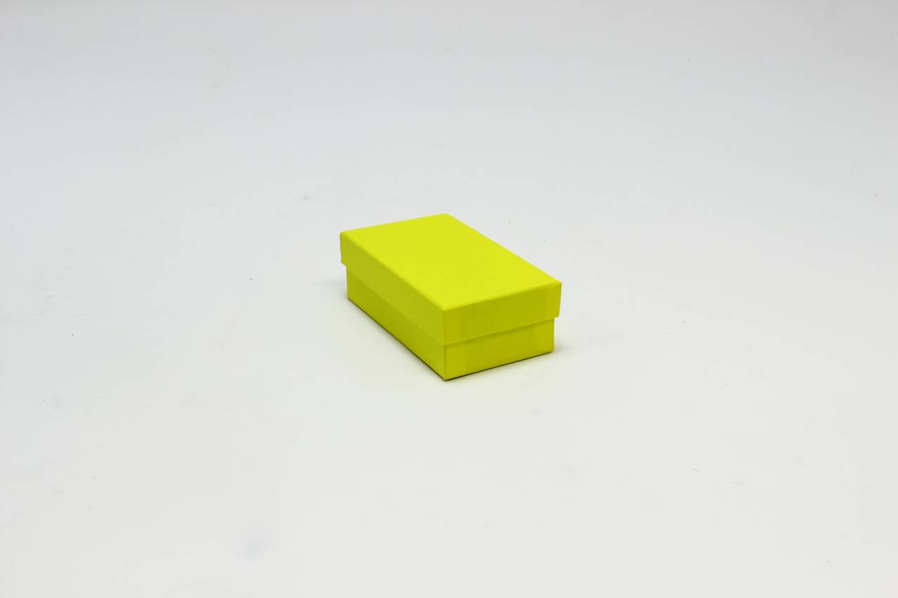 Коробка прямоугольник "Классик"  11.5*6.5*4.3 см, Лимон (Арт) 88001291/10