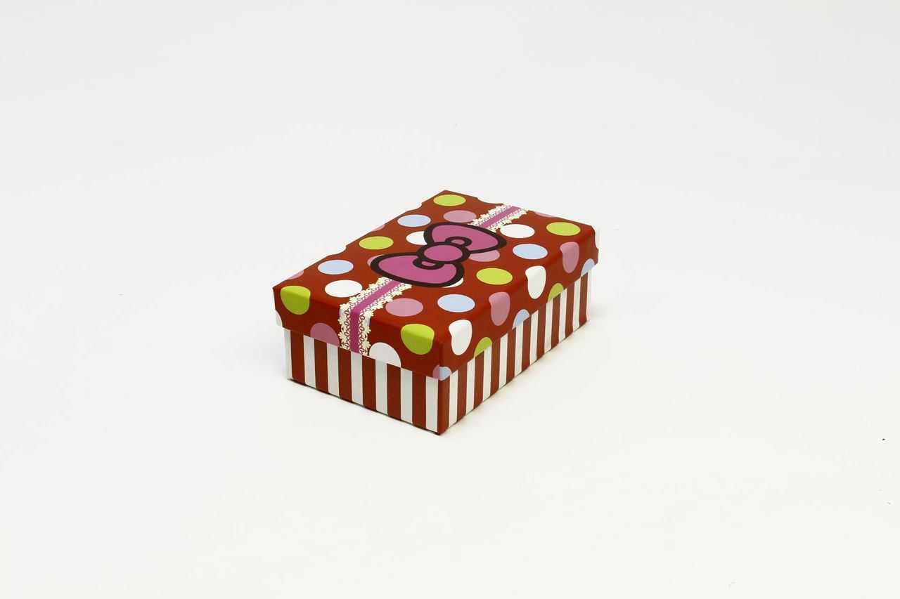 Коробка прямоугольник "Бантик" 15*10*5,5 см, Розовый (Арт) 4829724-3
