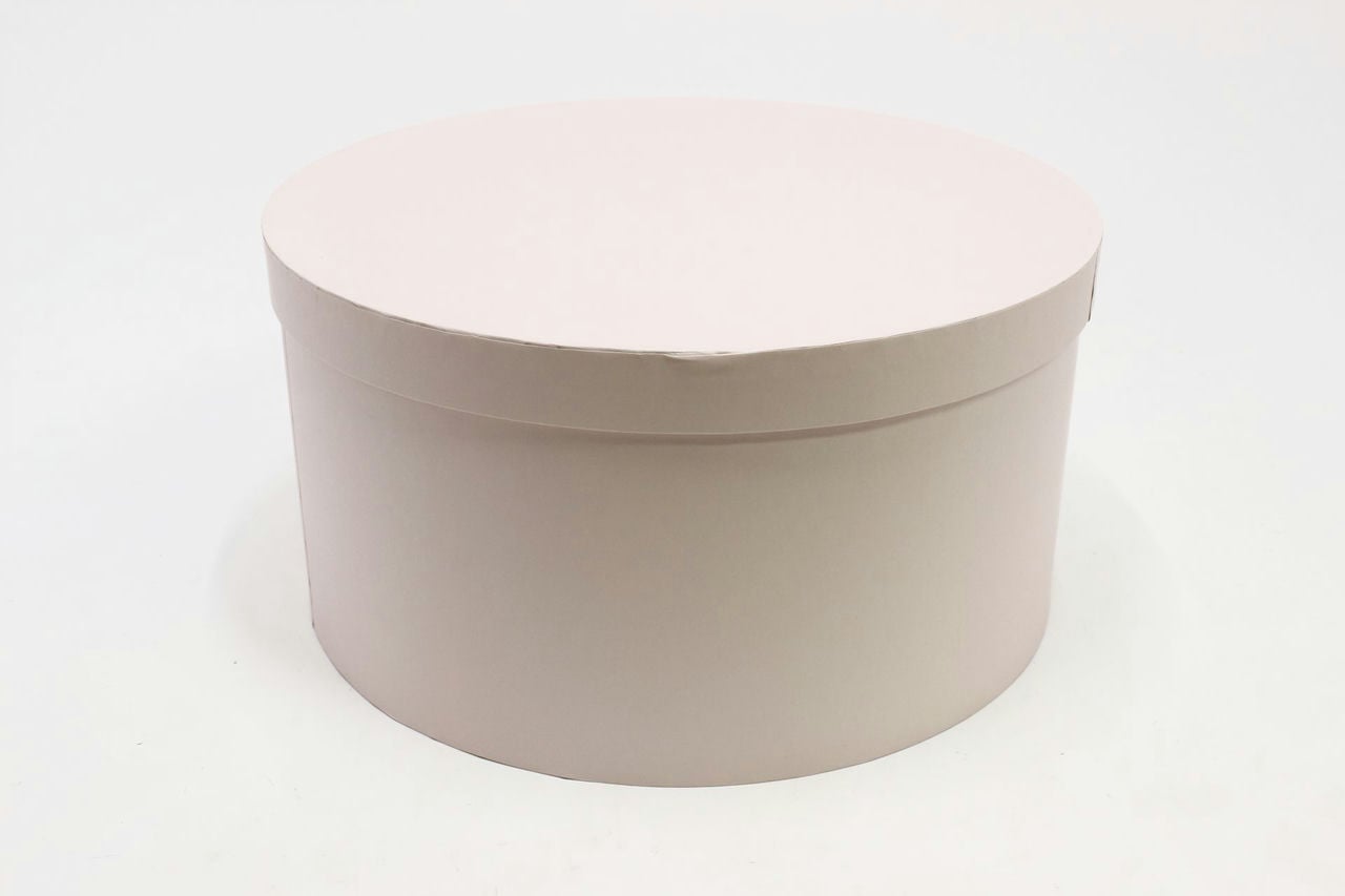 Подарочная коробка Круг "Светло-розовый" 35*17,3 см (Арт) 721813/1534-1