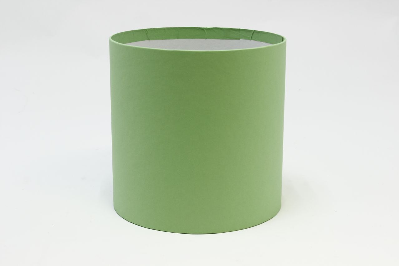 Коробка цилиндр "Exclusive" (без крышки) 18*18 см, Мята (Арт) КЦБ-0007/1