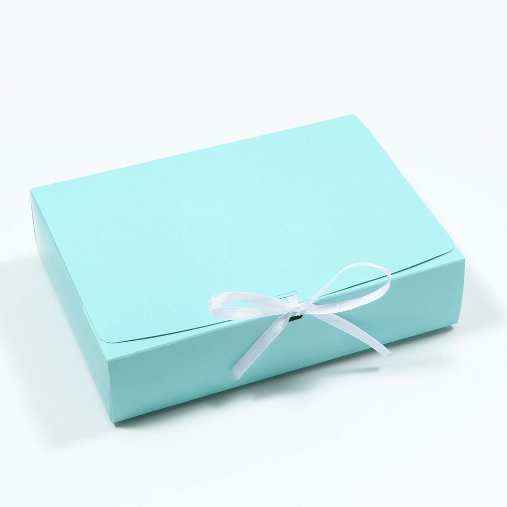 Коробка складная, голубая, 21 х 15 x 5 см 7797488