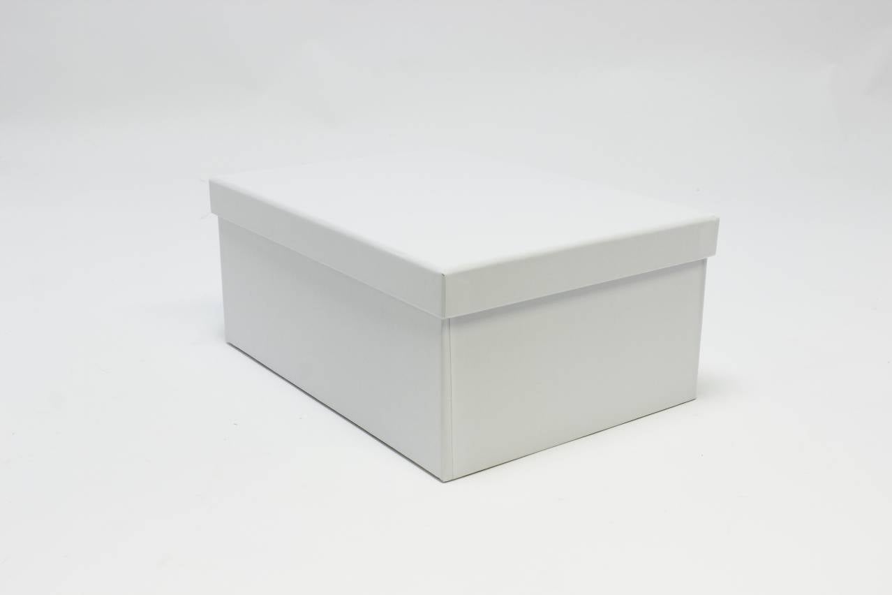 Коробка прямоугольная "Classic" Белая 26,3*19,3*11,3 см (Арт) 721604/417-5