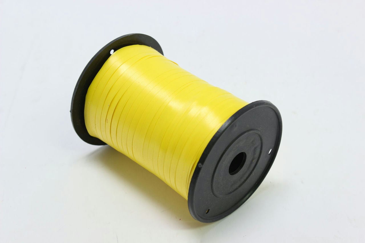 Лента простая 0,5см*457м ЖЕЛТЫЙ (P0503)