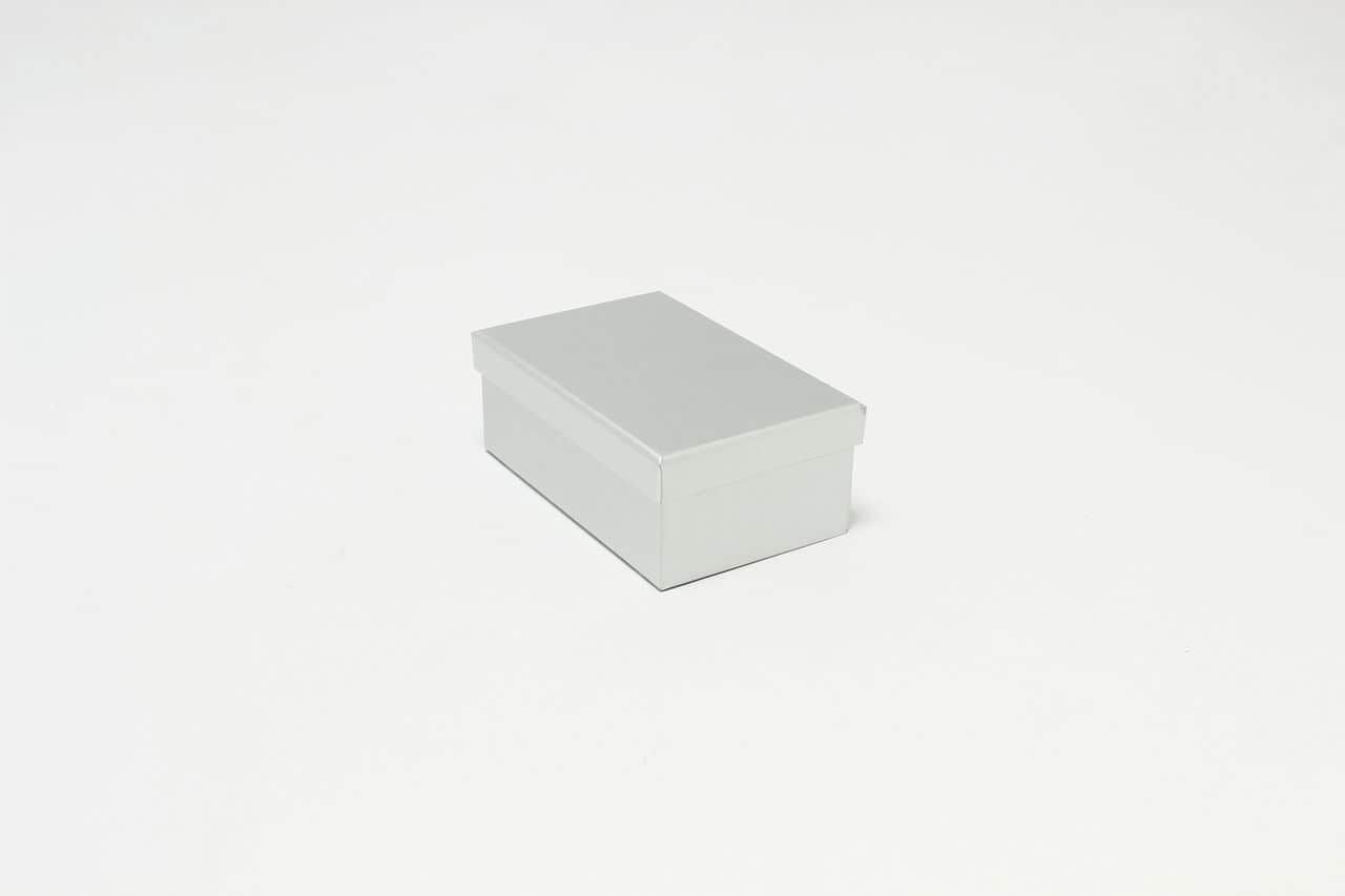 Коробка прямоугольная 16,8*10,8*6,5 см, Серебряный (Арт) 721604/0058-10