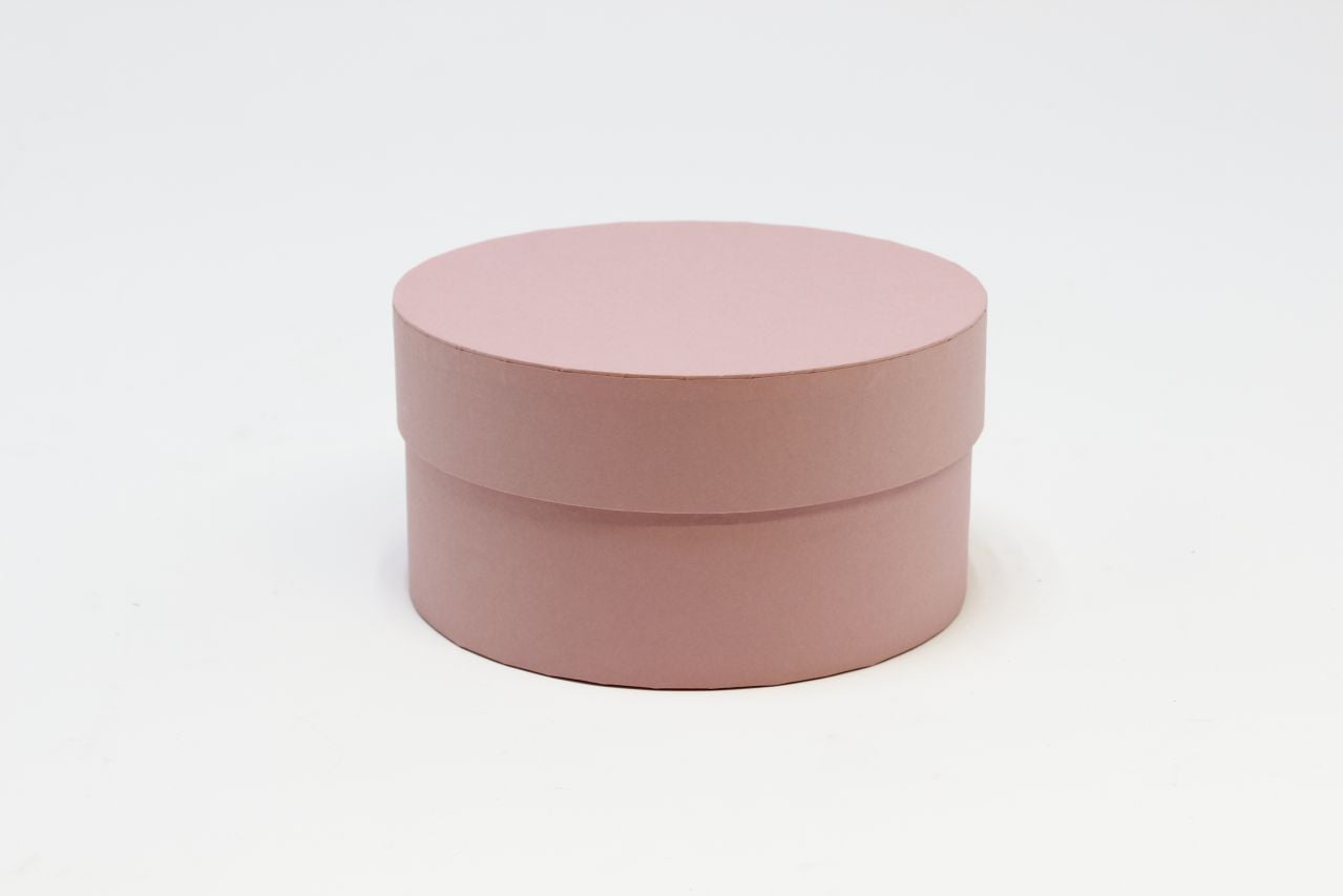 Коробка круг "Exclusive" 15*8 см, Розовый (Арт) КЦК-00008/3