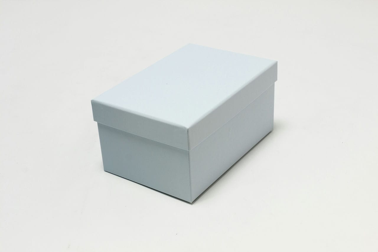 Коробка прямоугольник 19*13*9,5 см, Голубой (Арт) 7213367/1394-2