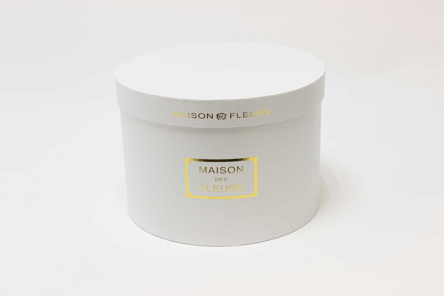 Коробки круг "Maison des Fleurs" 24*16,5 см, Белый (Арт) 7215006/417-5