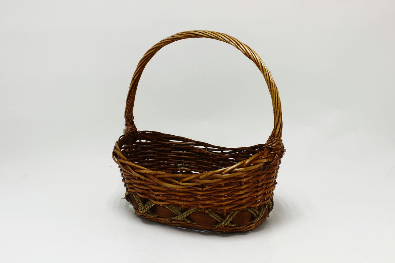 Корзина из Ивы (овальная) 40*30*Н18*НН40 см (Арт) 4840184-2 Корзина из Ивы (овальная) 40*30*Н18*НН40 см (Арт) 4840184-2