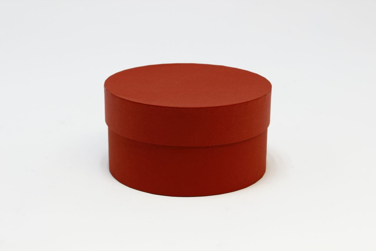 Коробка круг "Exclusive" 15*8 см, Красный (Арт) КЦК-00002/3