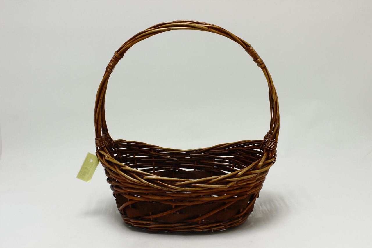 Корзина из Ивы (овальная) 35*25*Н16*H10*НН40 см (Арт) 4840275-3