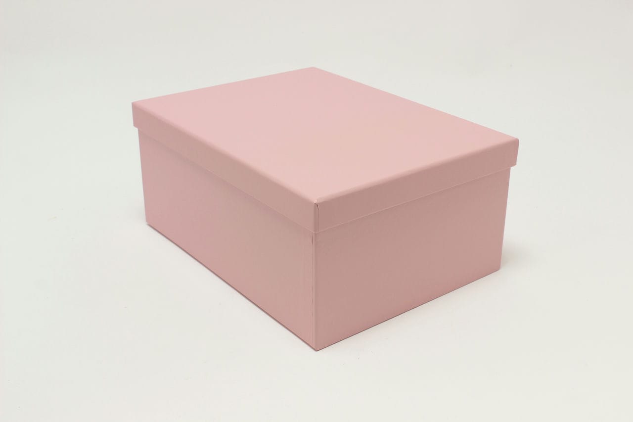 Коробка прямоугольная "Classic" 30*22,8*13,3 см, Нежно розовый (Арт) 721604/1293-3