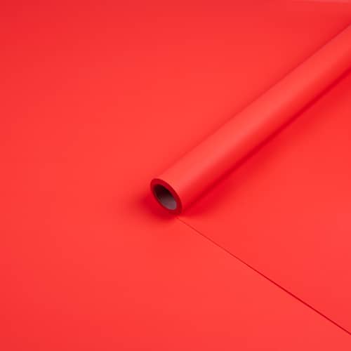 Пленка матовая плотная "Florins" 58см*10м, 65мкм Красный (485)
