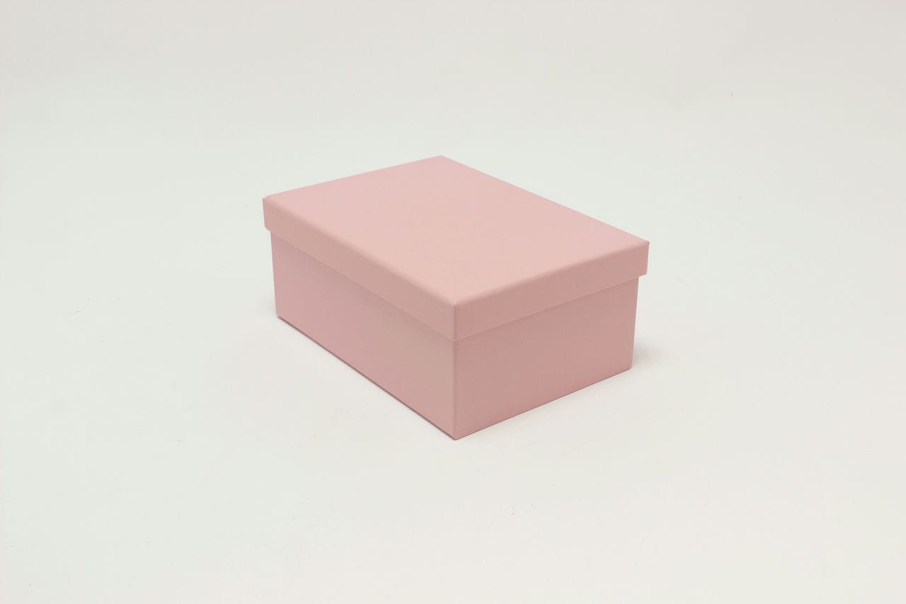 Коробка прямоугольная "Classic" 22,5*15,8*9,5 см, Нежно розовый (Арт) 721604/1293-7