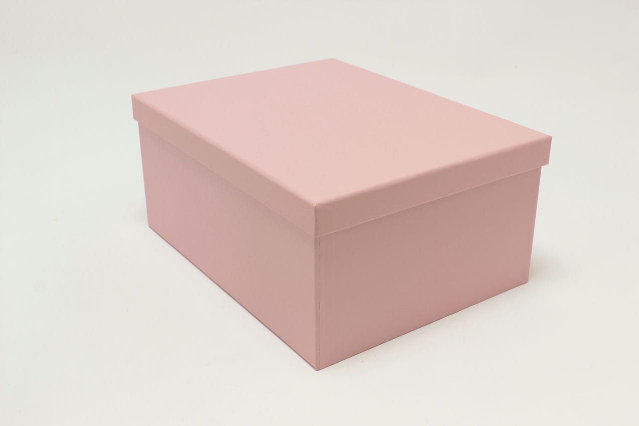 Коробка прямоугольная "Classic" 32*24,5*14,4 см, Нежно розовый (Арт) 721604/1293-2